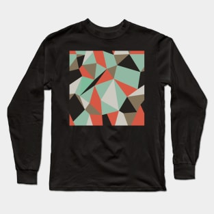 Polygon Pattern Long Sleeve T-Shirt